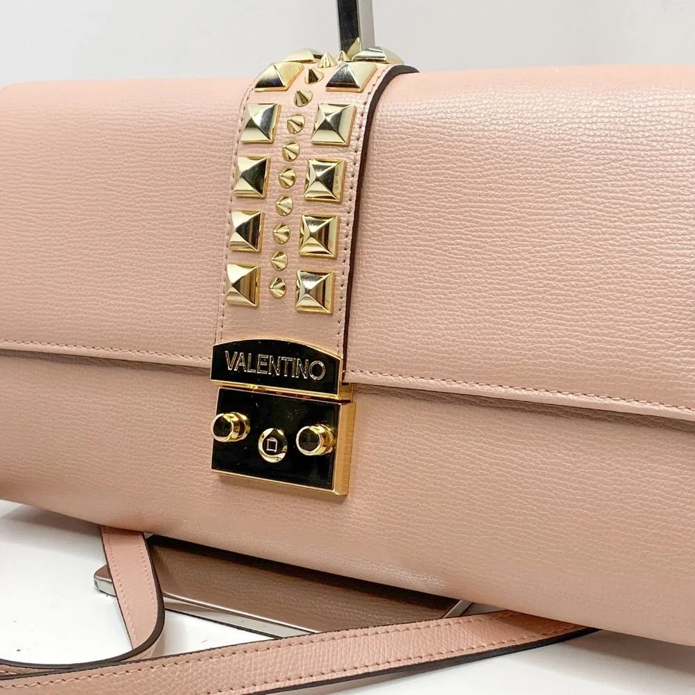 Valentino Cocotte Palmellato Rose Studded Clutch - Picture 4 of 11